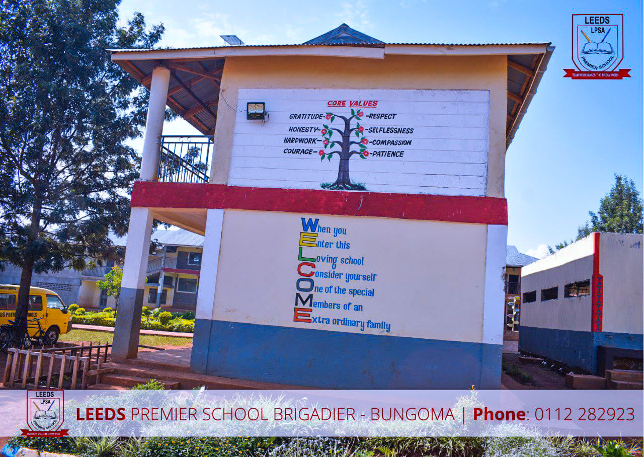 Modern CBC classroom at Leeds School Bungoma Western Kenya
